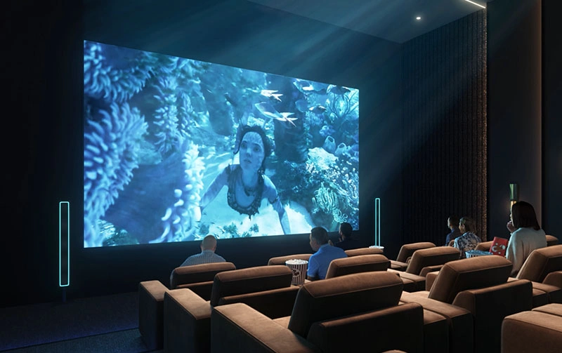 Amphitheatre in clubhouse of premium apartments Kelambakkam for entertainment and community events