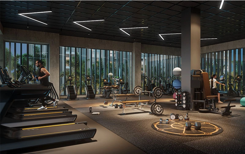 Amphitheatre in clubhouse of premium apartments Kelambakkam for entertainment and community events